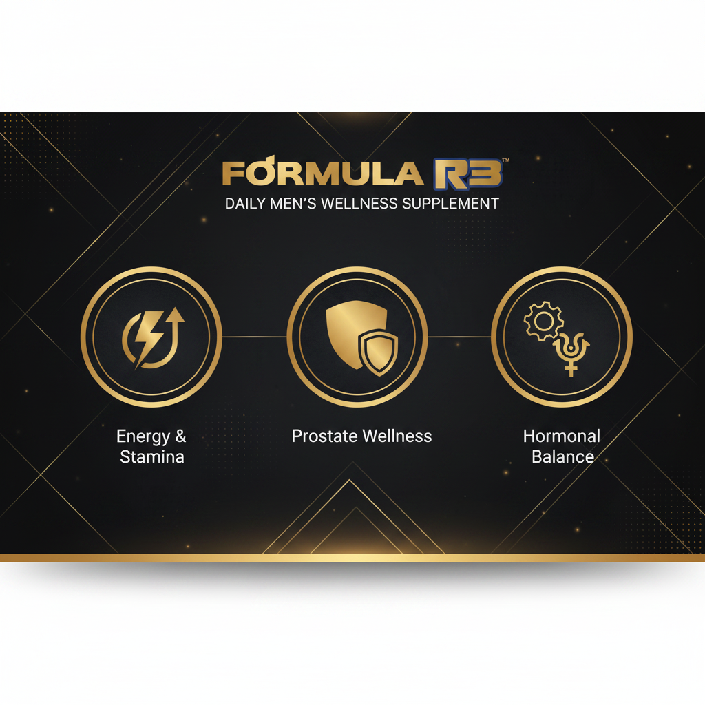 Formula R3 Daily | Men's Health Supplement | FormulaR3